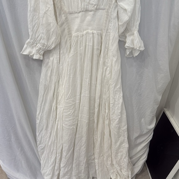 Free people Magdalia white/cream maxi dress size XS - Picture 11 of 11
